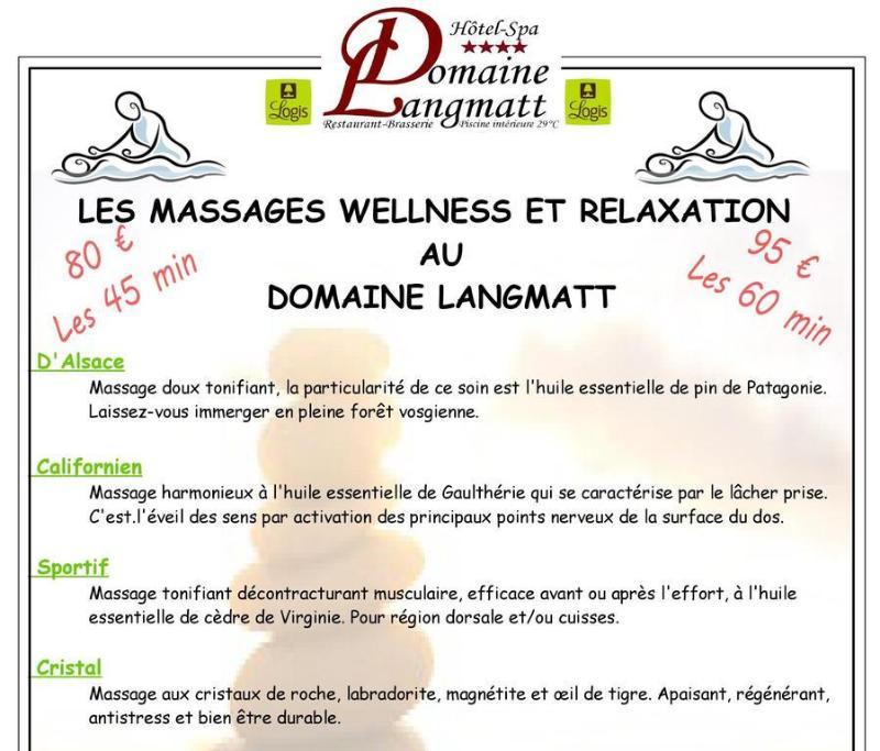 Hotel-Spa & Restaurant Logis Domaine Langmatt 穆尔巴赫 外观 照片